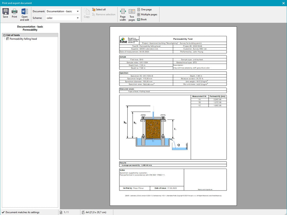 GEO5 Laboratory (2025)