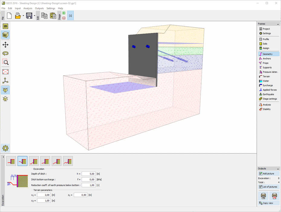 GEO5 Sheeting Design (2025)
