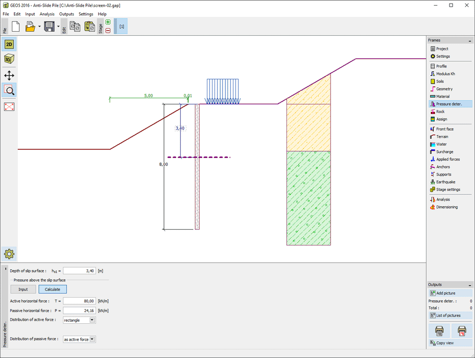 GEO5 Anti-Slide Pile (2025)