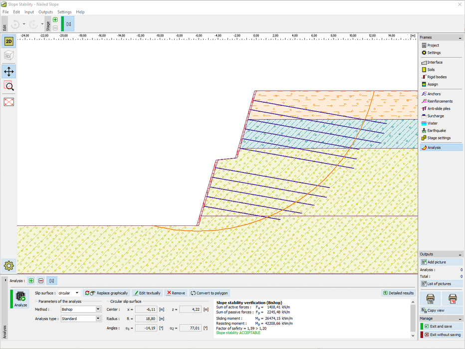 GEO5 Nailed Slope (2025)