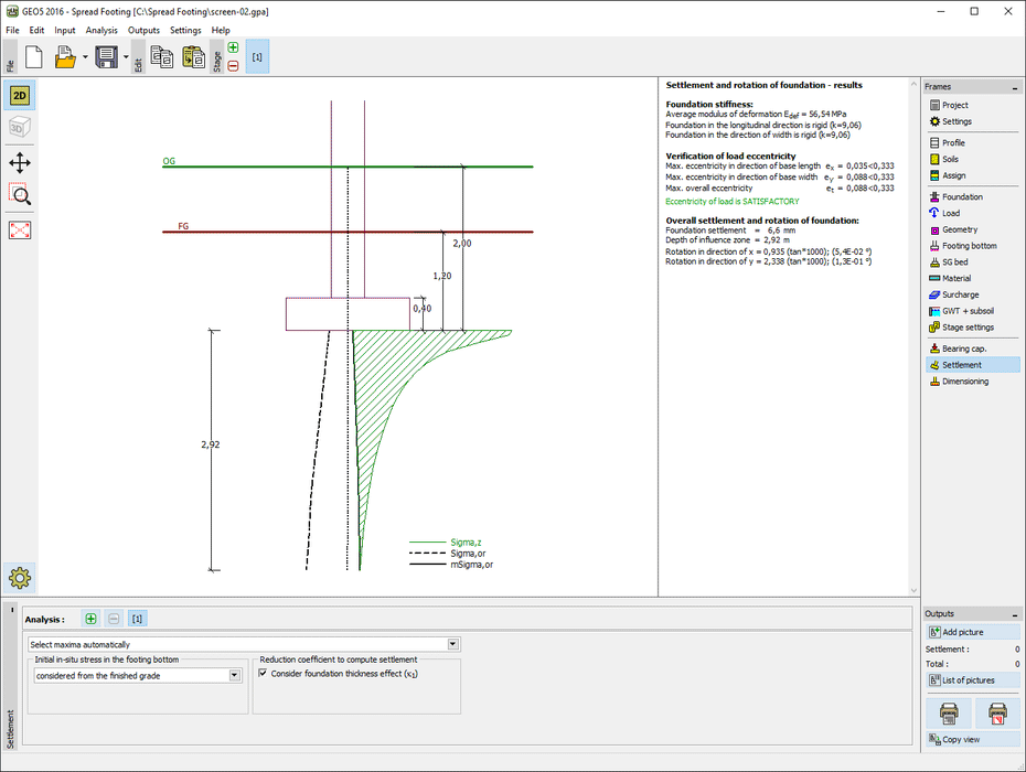 GEO5 Spread Footing (2025)