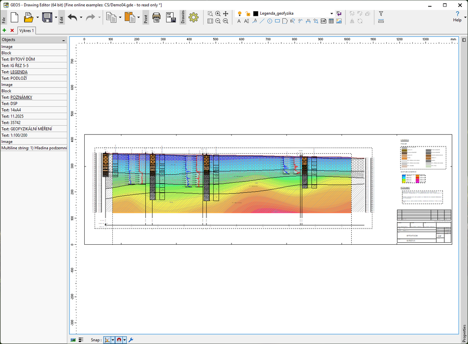 GEO5 Drawing Editor
