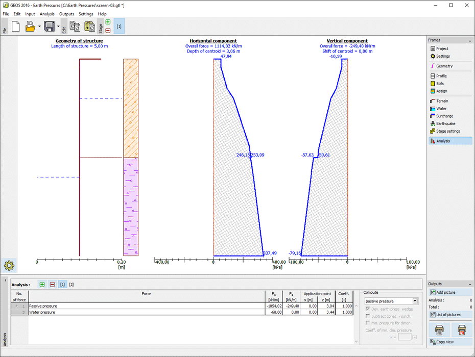 GEO5 Earth Pressures