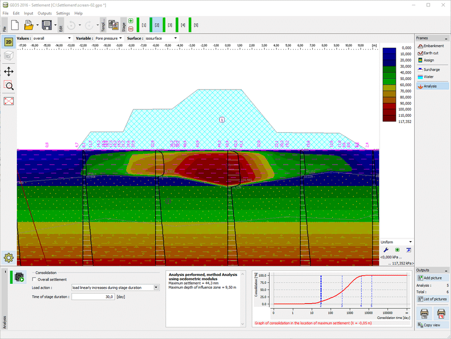 GEO5 Settlement