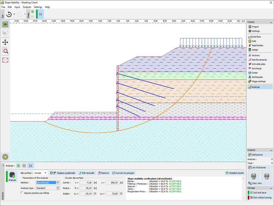 GEO5 Sheeting Check