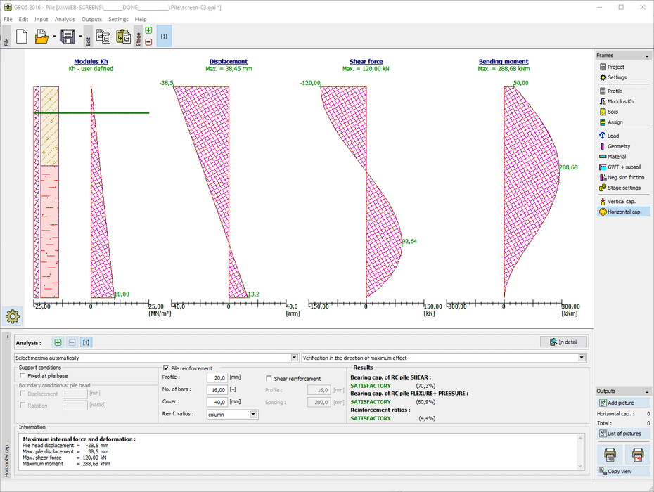 GEO5 Pile