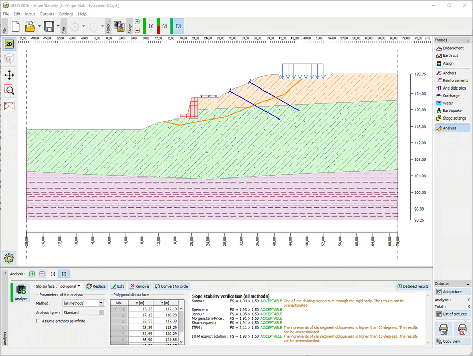 GEO5 Slope Stability