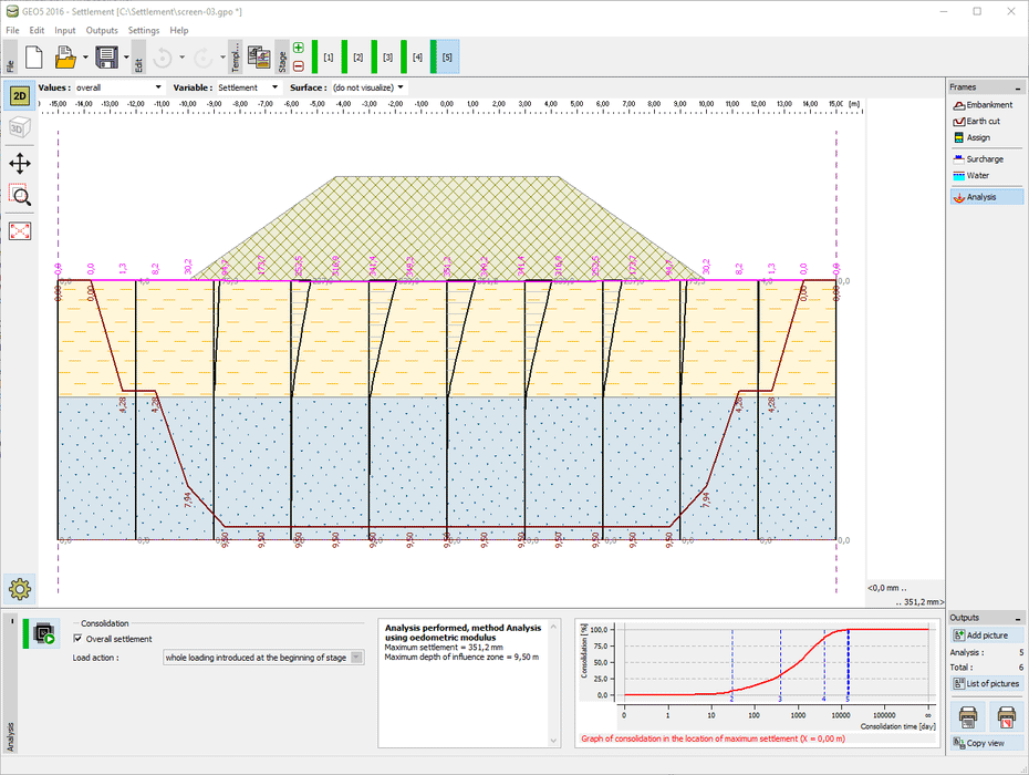 GEO5 Settlement