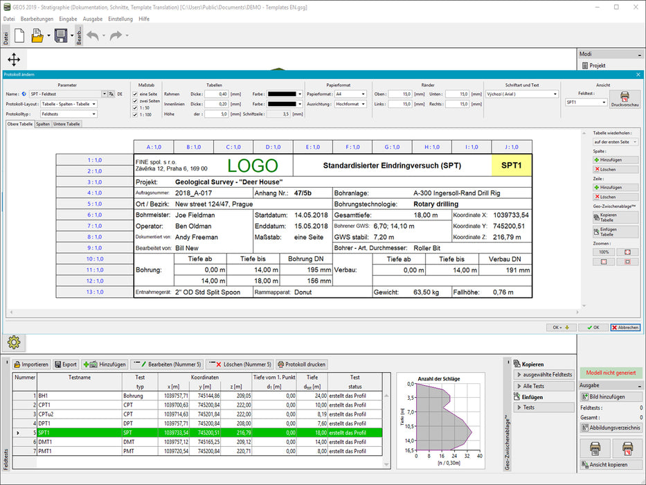 GEO5 Stratigraphy Logs (Add-on)