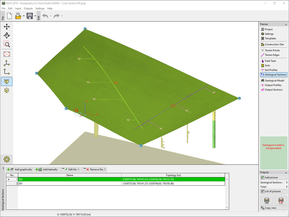 GEO5 Stratigraphy Cross Sections (Add-on)