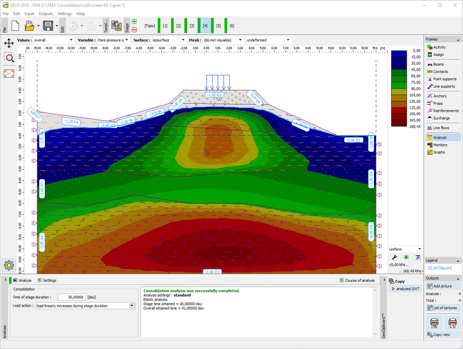 GEO5 FEM Consolidation (Add-on)